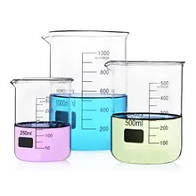 5000ML Glass Beaker High Borosilicate Thickened Low Type Beaker with Scale    High Temperature Test Consumables