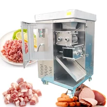 500kg/H Meat Dicing Machine Pork Shred Cutting Machine Beef Strips Cutter Machine  With Double Knife Group
