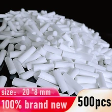 500pcs 20*8mm Cotton Making Rolling Cigarette Tobacco Filter Disposable Holder Sponge Smoke Mouthpiece Smoking Gadgets for Men