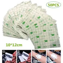 50Pcs/lot Transparent Tape PU film Adhesive Plaster Waterproof Anti-allergic Wound Dressing Fixation Tape Jy23 21 Dropship