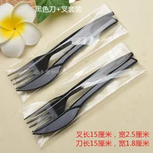 50pcs/set Christmas Plastic Knives Forks Disposable Tableware  Travel Utensils Camping Set Birthday Party Supplies