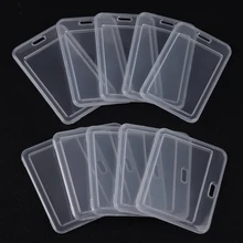 5PCS Transparent Card Cover Women Men Student Bus Card Holder Case Business Credit Cards Bank ID Card Sleeve Protect