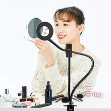 5V LED Ring Light USB Make Up Dressing LED Lamp with Holder Fill Lighting for Youtube Live Stream Makeup Mirror Lights