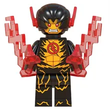 5cm Reverse-Flash Black lightning Building Blocks kids collection model toy
