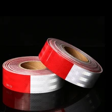 5cmx50m/Roll Self Adhesive Conspicuity Tape Reflector Safety Tape For Trailers