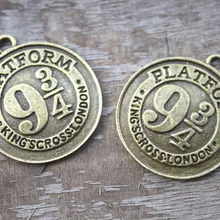 5pcs- 9 3/4 platform Charms  Antique Tibetan bronze tone HP Charms penant 38x34mm