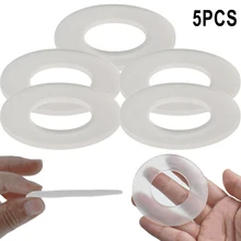 5pcs Drain Valve Water Stop Seal For Geberit Silicon Rubber Flush Valve Seal Washer Diaphragm 816.418.00.1 Toilet Tank Accessory