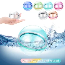 6/12PCS Reusable Water Balloons Quick Fill Sealing Refillable Water Ball for Kids Summer Outdoor Water Bomb Splash Ball Game Toy