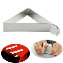 6/12pcs Map Table Cloth Holder Clip Stainless Steel Tablecloth Clips Cloth Cover Clamp Triangle Anti-deformation Non-slip Clips
