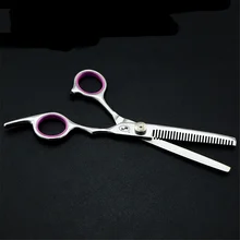 6'' 17cm  Single Teeth Stainless Hair Salon Stylist Barber Thinning Scissors Shears