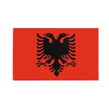 60X90/90X150CM ALB AL Albania Flag