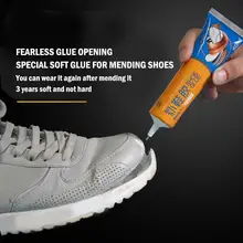 60ml Shoe Repair Glue Waterproof Sealant Worn Shoe Glue Adhesive Tube Fix Soles Heels Leather Rubber Boots