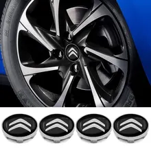 60mm Metal Car Wheel Hub Center Caps Auto Rim Cover Badge For Citroen C1 C2 C3 C4 C5 C6 C8 C4L DS3 DS4 DS5 LS DS6 Grand Picasso