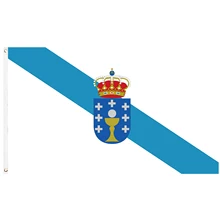 60x90cm/90x150cm Galicia Galician Galizia Flag 2x3ft/3x5ft Spain Spanish Regional Banner