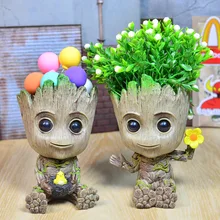 6CM Marvel Tree Man Groot Avengers Anime Action Figure kids Children Toy Flower Pot Decoration Christmas Gifts