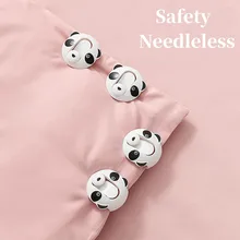 6Pcs Bed Sheet Clip Needleless Duvet Clips Non-Slip Bed Sheet Holder Socks Mat Fasten Clips for Beds Sheet Quilt Blanket Clamp