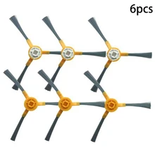 6pcs Vacuum Cleaner Side Brushes Kit For IKOHS NETBOT S15 Sweeping Robot Vacuum Cleaner Accessories Spare Parts Replacement