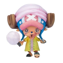 7cm One Piece Figure Marshmallow Tony Tony Chopper Anime Action Figurine Doll Model Toys PVC Statue Collection Car Decoration