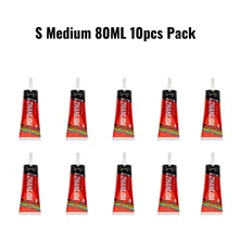 80ML Zhanlida S Medium Pack Of 10 Settings Contact Adhesive Universal Repair Glue With Precision Applicator Tip