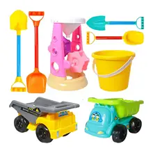 8Pcs Sand Beach Toys Outdoor Game Interactive Kids Playset Play Fun Bath Toys for Games Activity Beach Party Favors
