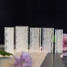 8pakcs/LOT magic dance lace series stamp DIY acrylic stamps stationery scrapbooking standard stamp