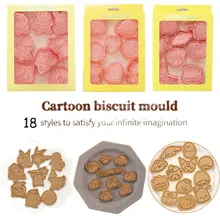 8pcs Baking Mold Cartoon Anime Cookie Cutter Super Hero Diy Pastry Decor Cake Stamp Kitchen Bakeware Tools Waffle Biscuit Maker