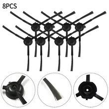8pcs Side Brushes For  IHome AutoVac Nova Self Empty Robot Vacuum Cleaner Sweeping Robot Accessories Spare Parts