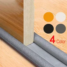93cm Door Bottoom Seal Strip Flexible Wind Noise Reduction Stopper Under Door Sealing Blocker Door Weatherstrip