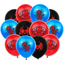 9PCS Disney Latex Balloons Superhero Spiderman Theme Home Party Decorations Boys and Girls Birthday Gifts Baby Shower Toys