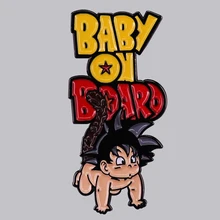 A1438 Baby Dragon Lapel Pins for Backpacks Anime Pin Badges Women's Brooch Cute Enamel Clothing Fashion Jewelry Accessories