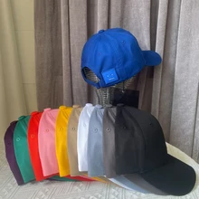 AC Studio Unisex Solid Color Smiley Baseball Cap Breathable Cotton Snapback Sun Hat Men's Street Hip-hop Cap Korean Fashion Hat