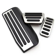 AT Car Foot Gas Brake Footrest Pedals Cover Kit For Land Rover Range Rover/Sport 2013-2021 Discovery 5 2017 2018 2019 2020 2021