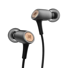 AUGLAMOUR T200 wired hifi 3.5mm plug cable earphones dynamic headset noise cancelling running music player earbuds with mic