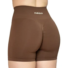 AUROLA Store Workout Tights for Women Seamless Scrunch Ahorts Gym Yoga Running Sport Active Fitness Intensify Shorts