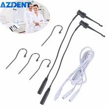 AZDENT Dental Apex Locator Test Wire Endo Treatment Measuring  Accessories Measuring Line and 4pcs Lip Hooks