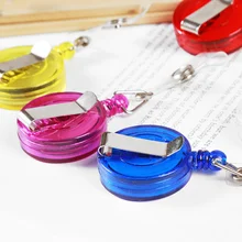 Acrylic Retractable Nurse Badge Reel Fashion Name Tag ID Badge Holder Clip for Pass Card Cover