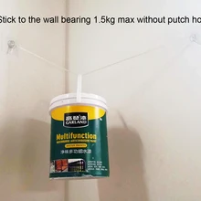 Adhesive Paster Sticky Hook for Ceiling Hanging or Wall Hang for Fans and Weight Max 1.5kg