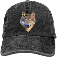 Adjustable Baseball Cap Low Profile Dad Hat Vintage Men Women Cool Wolf Head