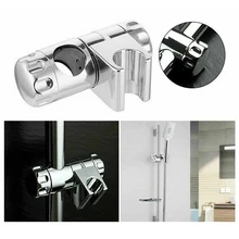 Adjustable Shower Head Holder High Quality Punch-free 25mm Rail Slider Bracket Showerhead Rack Tool Chrome Bathroom Accessories