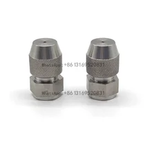 Adjustable spray angle and flow  humidification  cooling  dust nozzle 1/4" Stainless steel fog spray nozzle for fog cannon