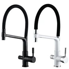 All Copper Kitchen Hot And Cold Sink Faucet Pure With Water Washing Basin Dual Purpose Rotatable