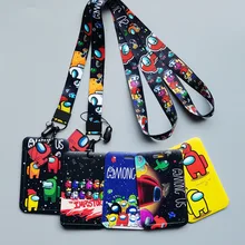 Amon us Game Lanyard Card Holder Suitable For Flat Cards Such As office  School  Event  Exhibition  Gift  Etc.