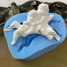 Angle Baby Silicone Epoxy Resin Plaster Mould cake mold fondant molds cake decorating tools DIY resin molds earring molds