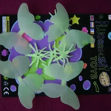 Animal Children's Christmas Unisex Present Four Jade Butterfly Fluorescence Luminous Children Student Wall Poster Plastic 2021
