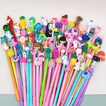 Animal Figures Cartoon Neutral Pen Signature Pen Cute Creative Girl Heart Black Pen Student Stationery Prizes for Children