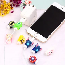 Anime Charger Cable Protector Case Cartoon Figures Phone USB Charging Cable Protection Sleeve Data Cables Protective Cover Toys