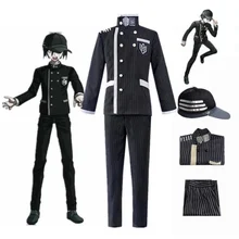 Anime Danganronpa V3 Saihara Shuichi Detective Uniform Hat Cosplay Costume Full Set