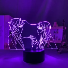 Anime Led Night Light Mai Sakurajima for Bedroom Decorative Light Battery Powered Birthday Gift Manga Lamp Bunny Girl Senpai