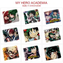 Anime My Hero Academy Academia Boku Short Wallet Purse Foldable PU Leather Bag Coin Money Card Girls Boy Gift Back to School