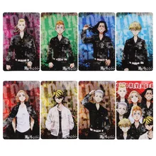 Anime Tokyo Revengers Ken Ryuguuji Chifuyu Matsuno Collective Card High Quality Character Card Comic Fans Cosplay Props